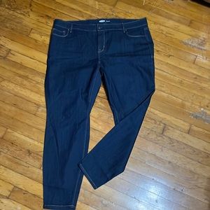 Old Navy super skinny dark wash jeans